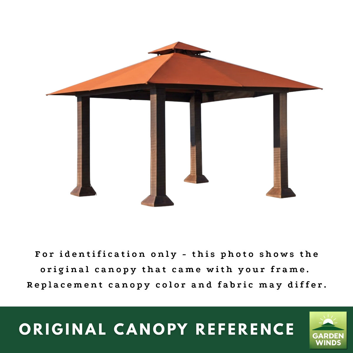 Replacement Canopy for Seville GZ734 12' x 12' Gazebo - Beige, RipLock 500