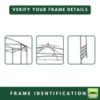 Replacement Canopy for Baskerville W001101371T 10' x 13' Gazebo