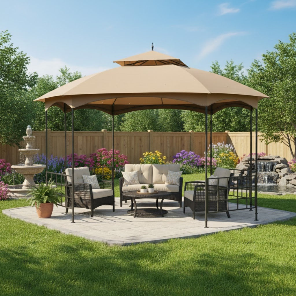 Replacement Canopy for Newport L-GZ660PST 11' x 13' Gazebo