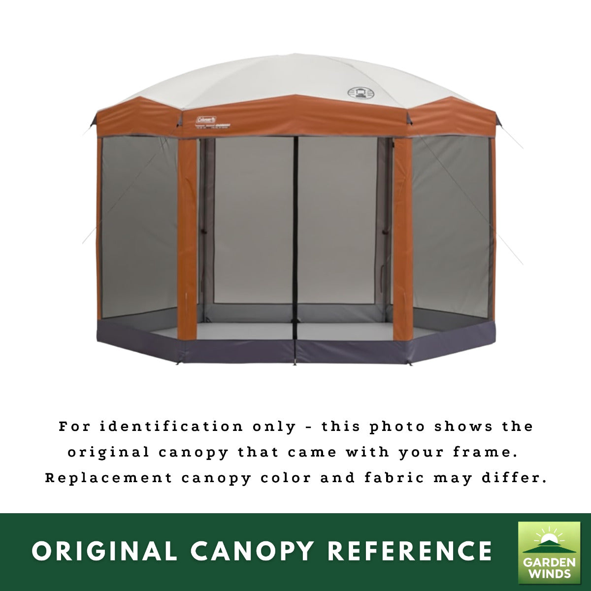 Replacement Canopy with Net for Coleman 10 x 12 Hex | Garden Winds