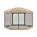 Replacement Canopy and Netting Set for Coleman Hex 2000013063 10' x 12' Gazebo