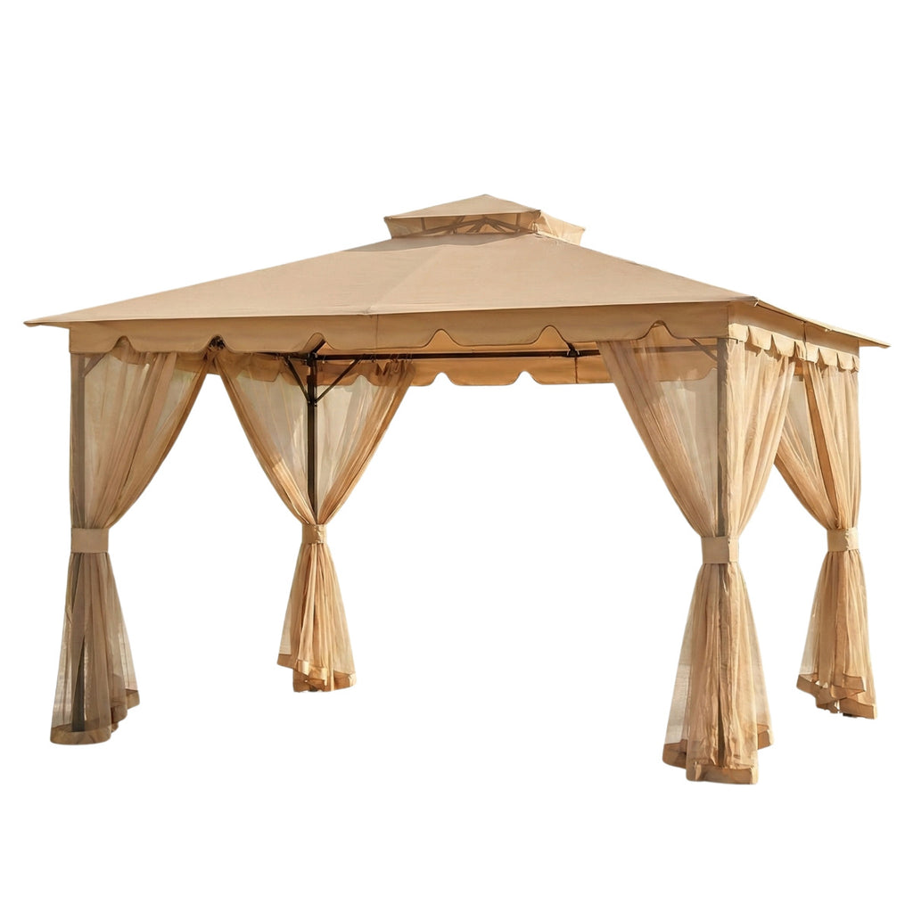 Hampton - II Gazebo Replacement Canopy and Net - RipLock
