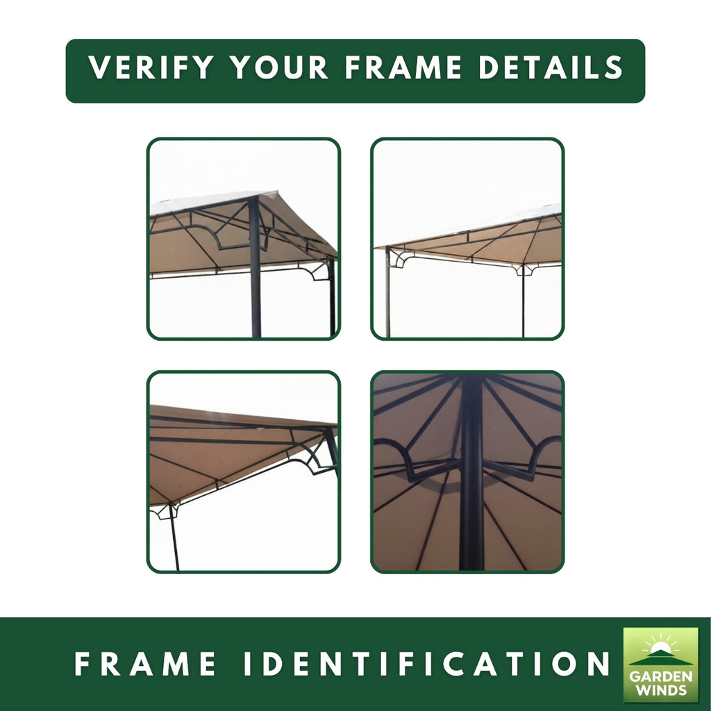 Replacement Canopy for Living Accents SJ2013-01 10' x 10' Gazebo