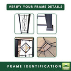 Replacement Canopy for Art Glass L-GZ694PST-E 10' x 12' Gazebo