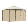 Replacement Privacy Curtain Set for Somerset Gazebo - 350