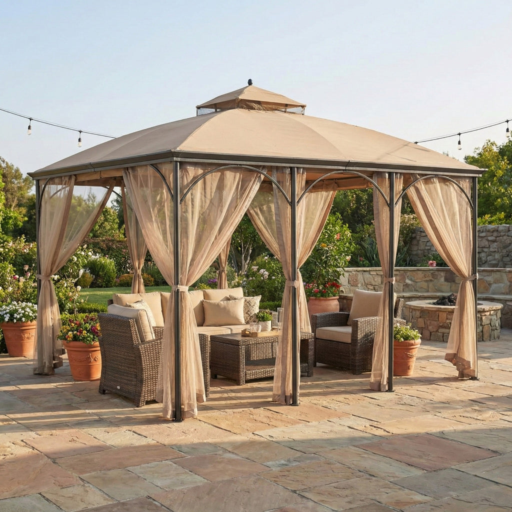 Replacement Canopy for Somerset L-GZ212PCO-B 10' x 12' Gazebo