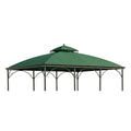 Replacement Canopy for Somerset L-GZ212PCO-B 10' x 12' Gazebo - Riplock 350, Green Spruce