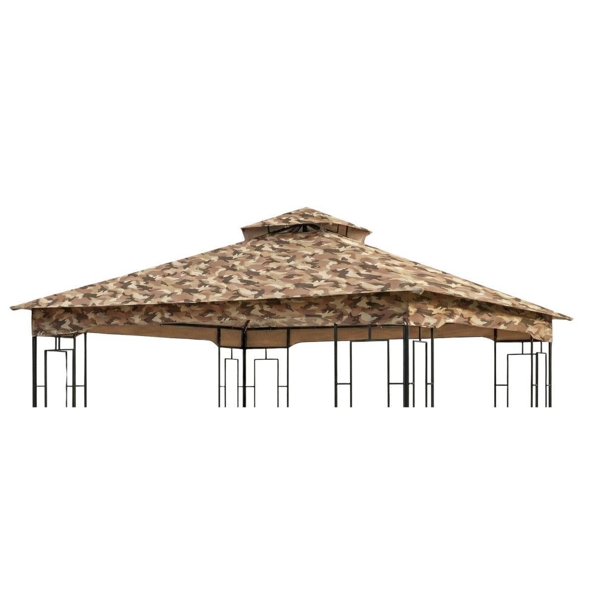 Replacement Canopy for Garden Treasures Geo L-GZ724PST-B 10' x 10' Gazebo