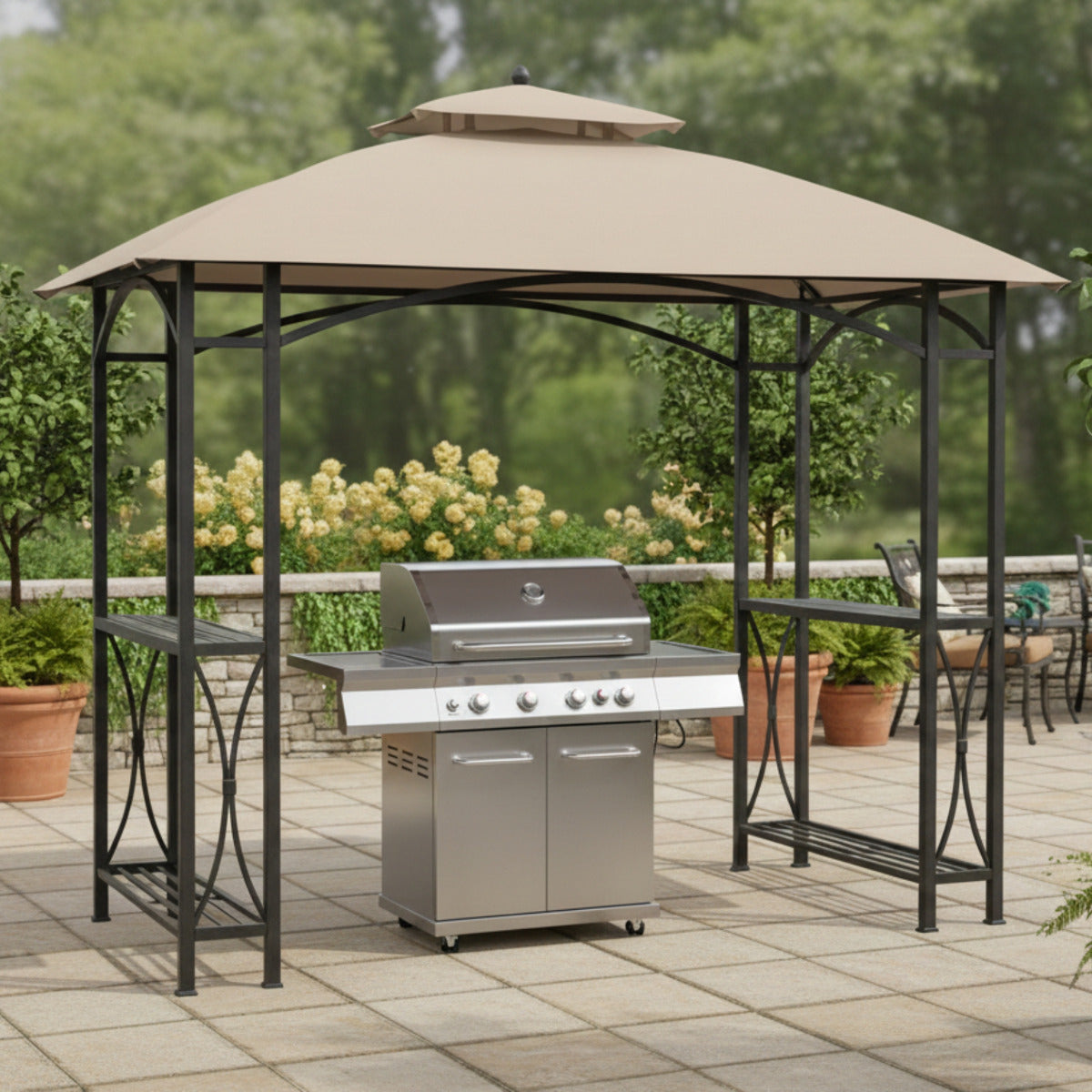 Replacement Canopy for Sheridan L-GG040PST Grill Gazebo | Garden Winds