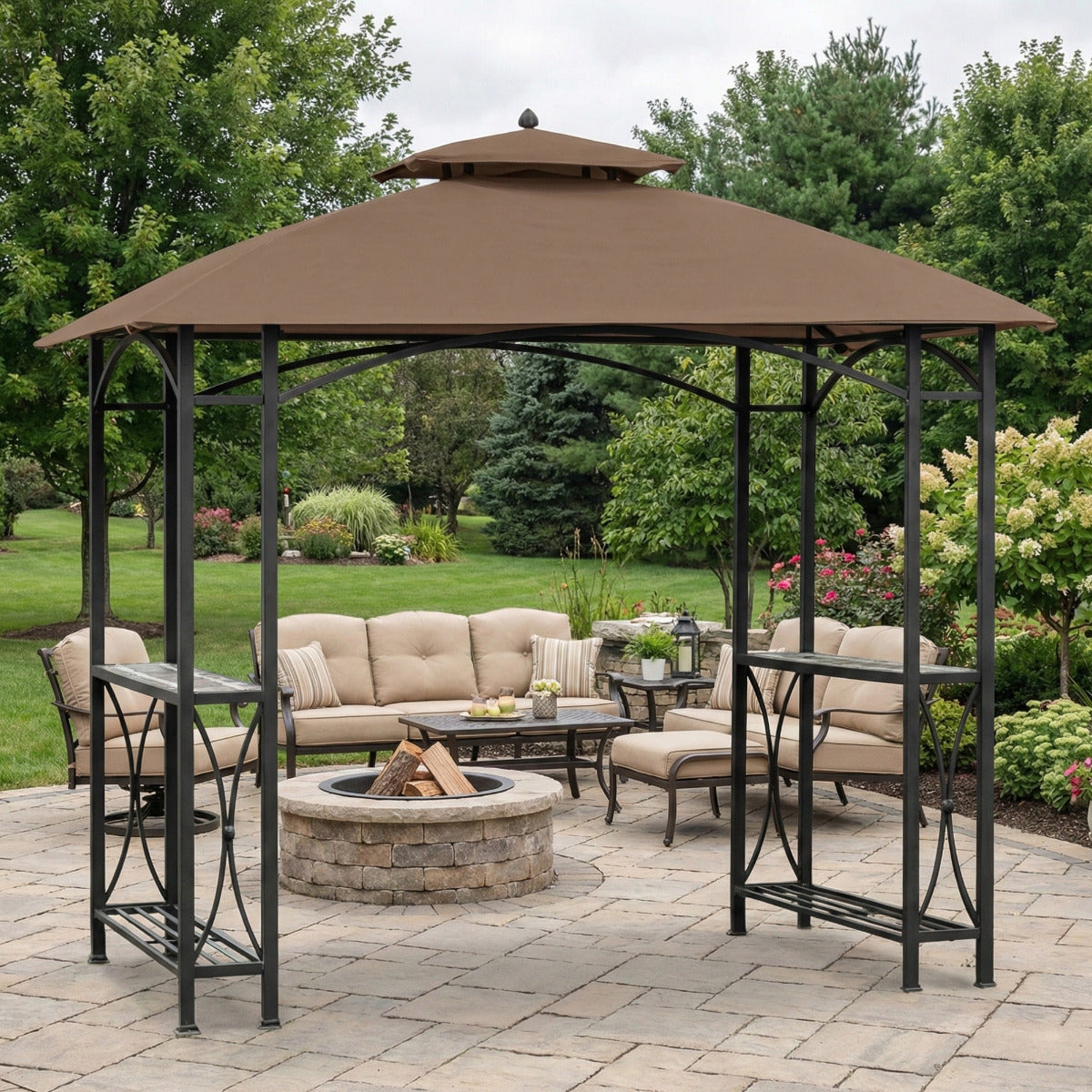 Replacement Canopy for Sheridan L-GG040PST Grill Gazebo | Garden Winds