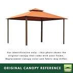 Replacement Canopy for Kingsbury GZ584 10' x 13' Gazebo - Beige, RipLock 500