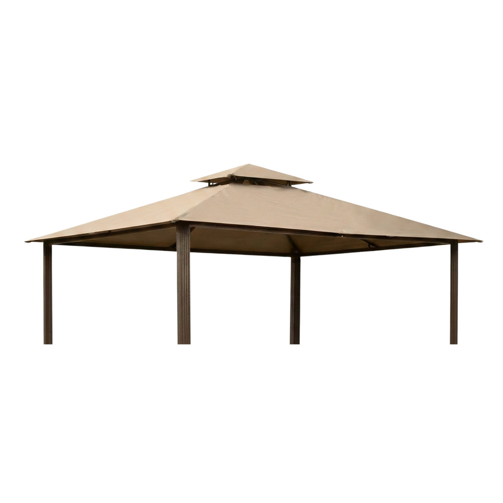 Replacement Canopy for Kingsbury GZ584 10' x 13' Gazebo - Beige, RipLock 500