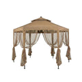 Replacement Canopy and Net for Hex Solar Gazebo - RipLock 350