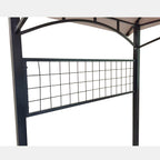 Replacement Canopy for Tile Grill Gazebo - Riplock 350, Slate Gray
