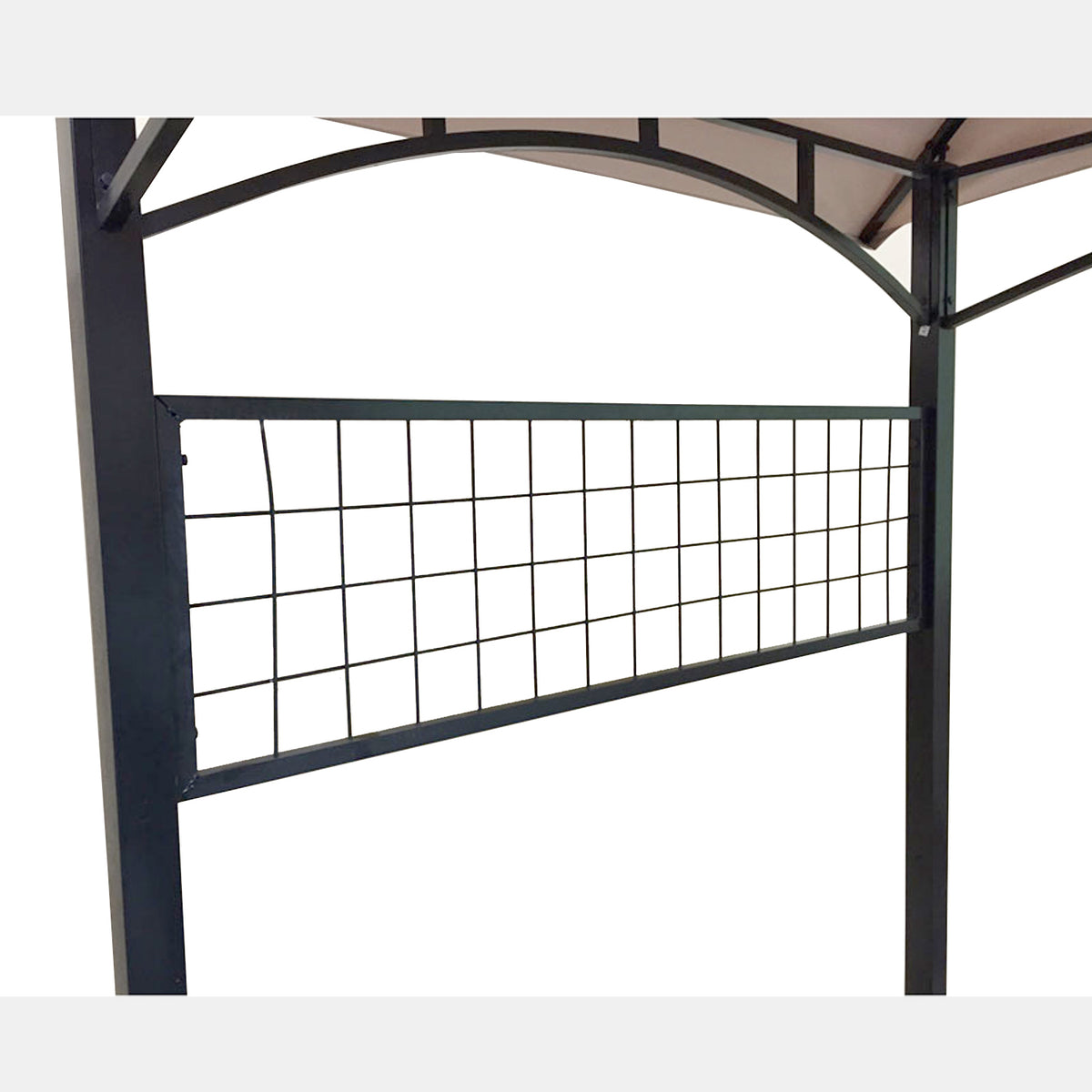 Replacement Canopy for Tile Grill Gazebo - Riplock 350, Slate Gray