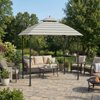 Replacement Canopy for Windsor L-GG054PST Grill Gazebo - Stripe Stone