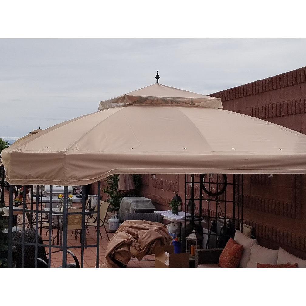 Replacement Canopy for Kroger Bay Gazebo - RipLock 350