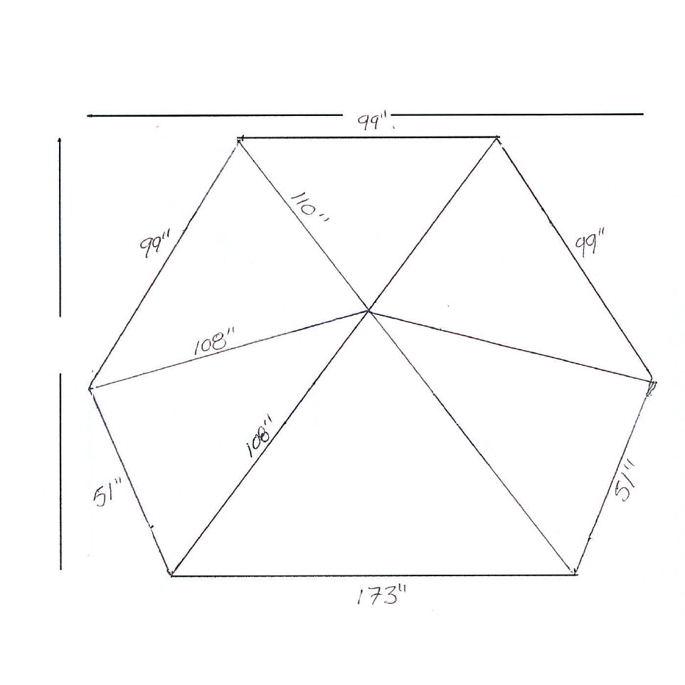 Replacement Canopy and Net for 15ft Bay Point Gazebo - RipLock