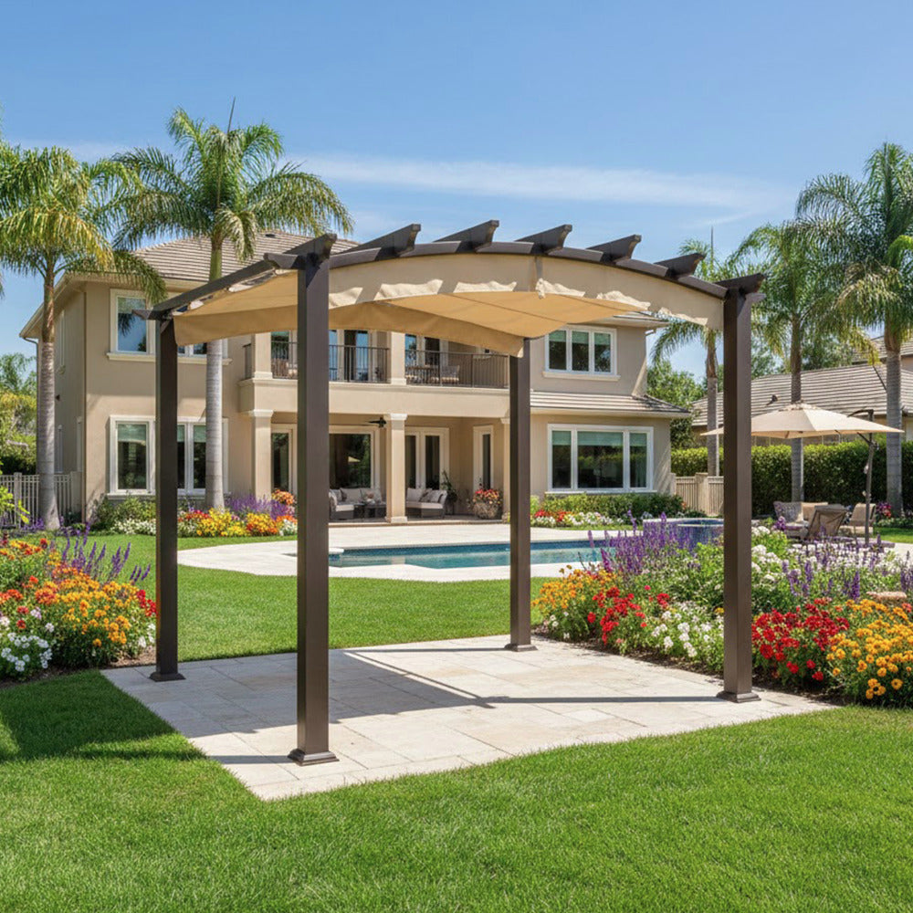 Replacement Canopy for Arched GFM00469A Pergola | Garden Winds