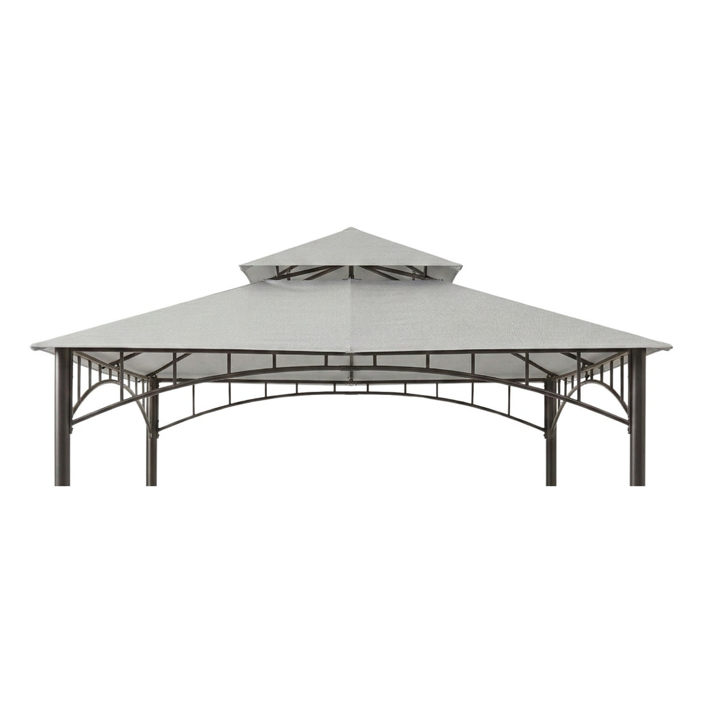 Replacement Canopy for Gardena L-GZ136PST-9C 10' x 10' Gazebo - Riplock 350, Slate Gray