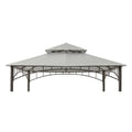 Replacement Canopy for Gardena L-GZ136PST-9C 10' x 10' Gazebo - Riplock 350, Slate Gray