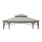 Replacement Canopy for Gardena L-GZ136PST-9C 10' x 10' Gazebo - Riplock 350, Slate Gray