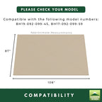 Replacement Canopy for Meritmoor BH17-092-099-59 9'x9' Pergola - Riplock 350
