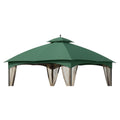 Replacement Canopy for Massillon Biscayne L-GZ933PST 10' x 12' Gazebo - Green Spruce, Riplock 350