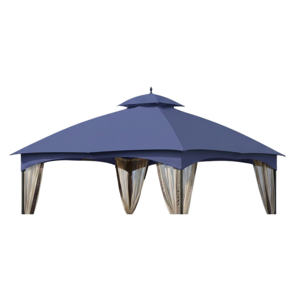 Replacement Canopy for Massillon Biscayne L-GZ933PST 10' x 12' Gazebo - Riplock 350, True Navy