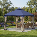 Replacement Canopy for Massillon Biscayne L-GZ933PST 10' x 12' Gazebo - Riplock 350, True Navy