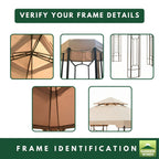 Replacement Canopy for Cottleville Gazebo