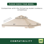 Replacement Canopy for Cottleville Gazebo