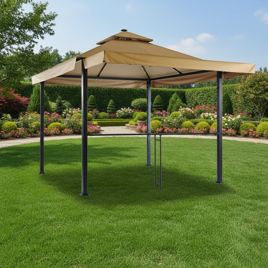 Replacement Canopy for BC Awning L-GZ1023PST-A 10' x 10' Gazebo - Beige, Riplock 350