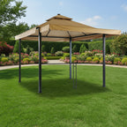 Replacement Canopy for BC Awning L-GZ1023PST-A 10' x 10' Gazebo - Beige, Riplock 350