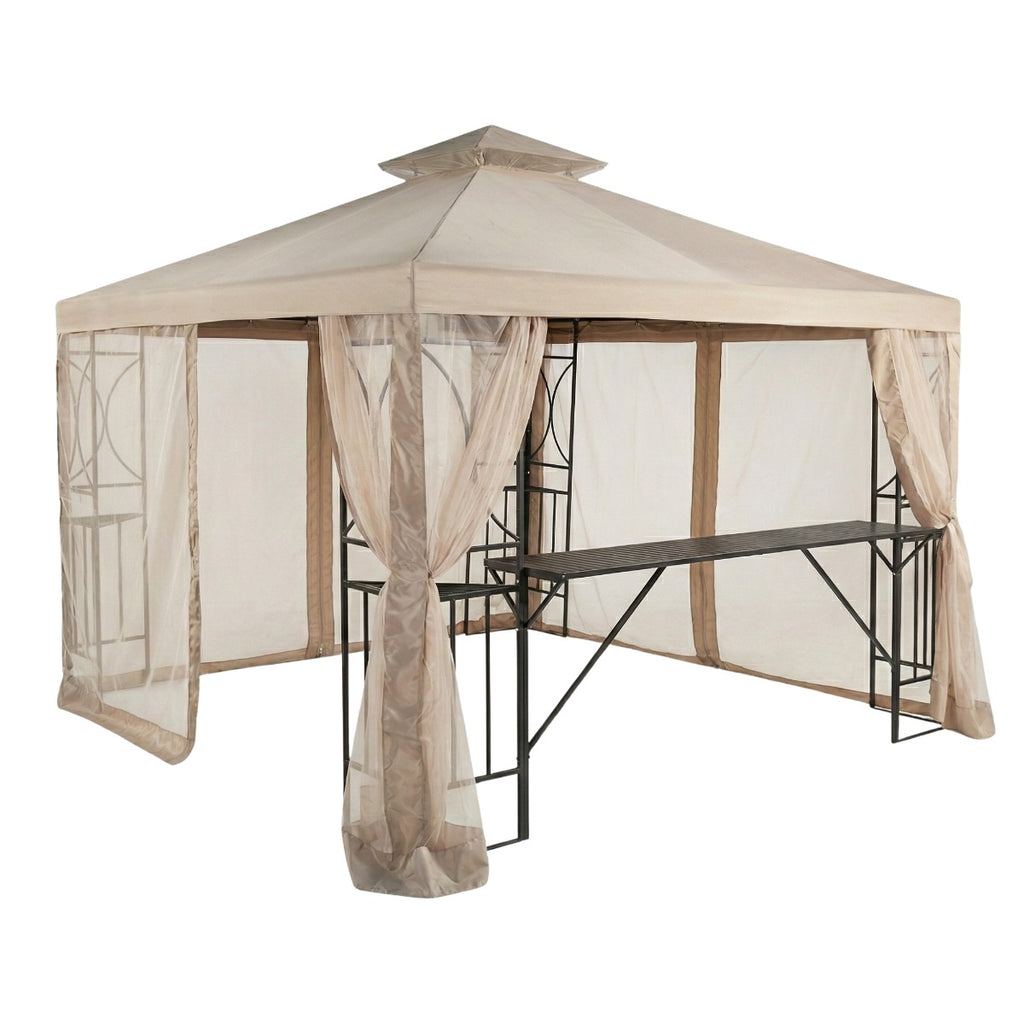 Replacement Canopy and Net for 10x10 Crescent Gaz - Riplock