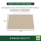 Replacement Canopy for Neuralia Wood Look A106005900 Pergola - Beige, RipLock 350