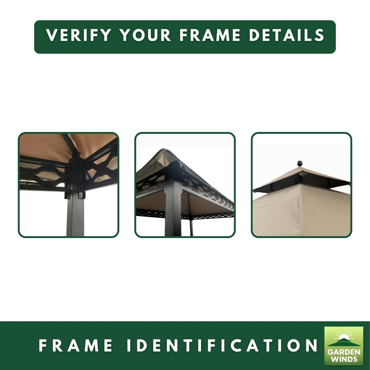 Replacement Canopy for Pinehurst 	L-GG093PST-B Grill Gazebo