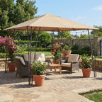 Replacement Canopy for Altoona 5LGZ1291-V3 10' x 10' Gazebo - Beige, Riplock 350