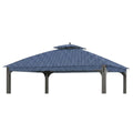 Replacement Canopy for Shadow Creek L-GZ1140PST 10' x 12' Gazebo - 350, Midnight Trellis