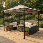 Replacement Canopy for Warm Springs Palm Springs GAZ/1-8 9' x 11' Gazebo - Beige, Riplock 350