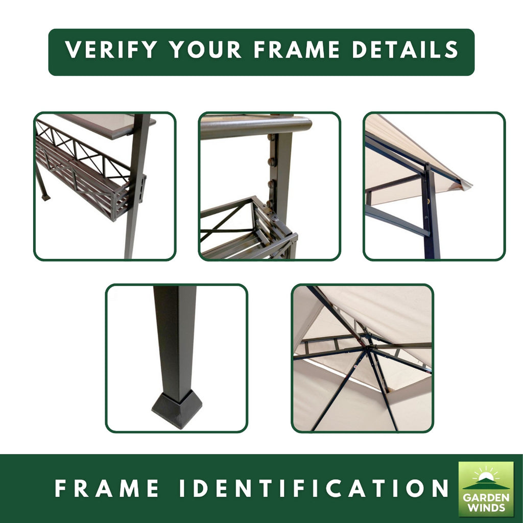 Replacement Canopy for Aldi Gardenline Belavi Planter Box Grill Gazebo