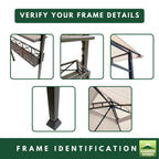 Replacement Canopy for Aldi Gardenline Belavi Planter Box Grill Gazebo