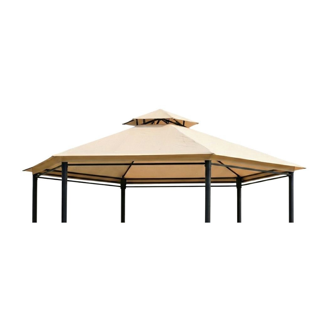 Replacement Canopy for Outsunny Hexagon Gazebo - Riplock 350