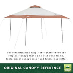 Replacement Canopy for Coleman 2000004407 13 x 13 Double Tier Tent - Riplock 350