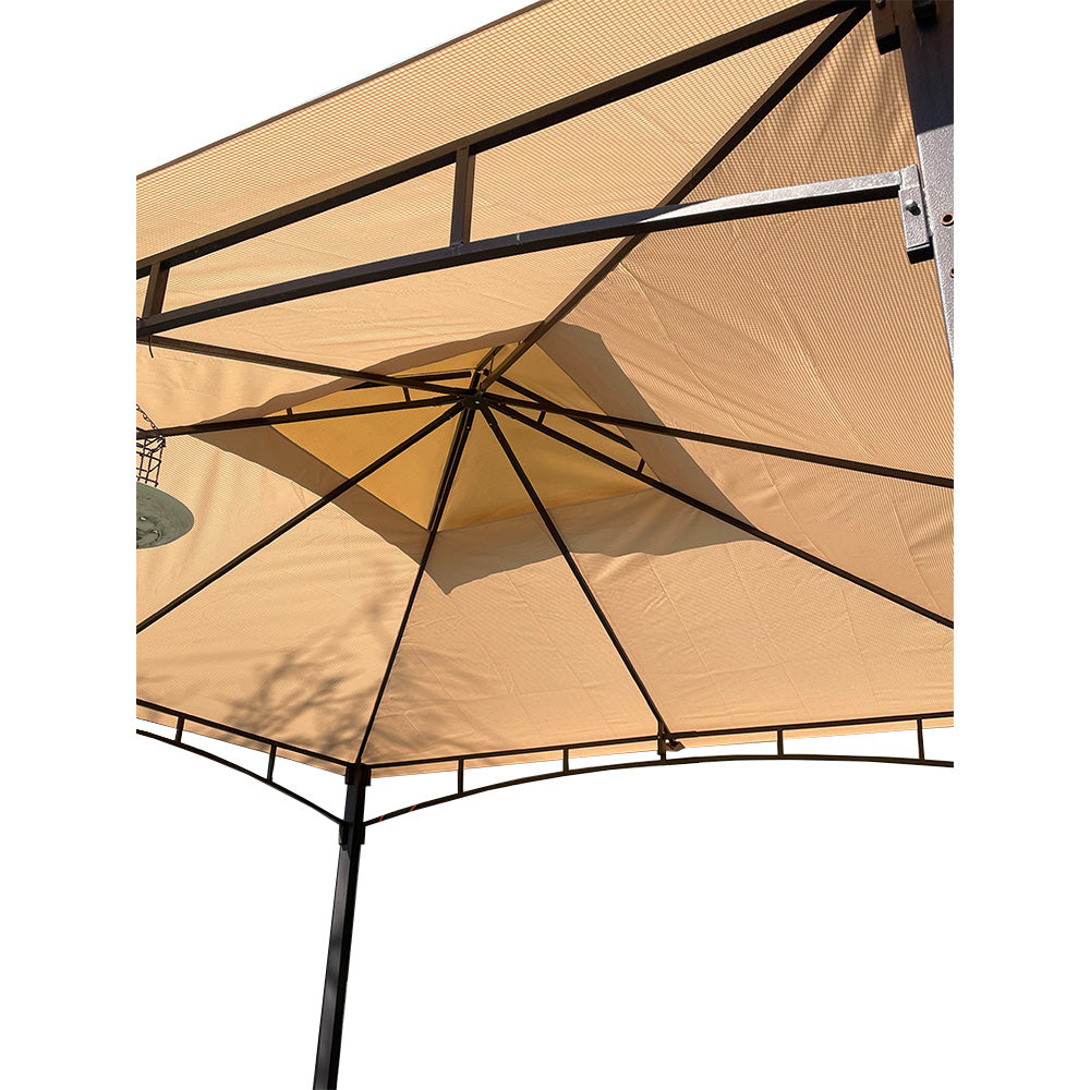 Replacement Canopy Top for Double Awning Gazebo - Riplock 350