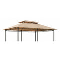 Replacement Canopy for Outsunny 84C-050, 01-0154 10' x 13' Gazebo - Beige, Riplock 350