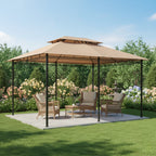 Replacement Canopy for Outsunny 84C-050, 01-0154 10' x 13' Gazebo - Beige, Riplock 350