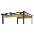 Replacement Canopy for ALEKO Grape Trellis Pergola - Riplock 350 - Beige