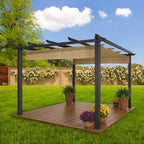 Replacement Canopy for ALEKO Grape Trellis PERGSAND 9' x 9' Pergola - Beige, Riplock 350