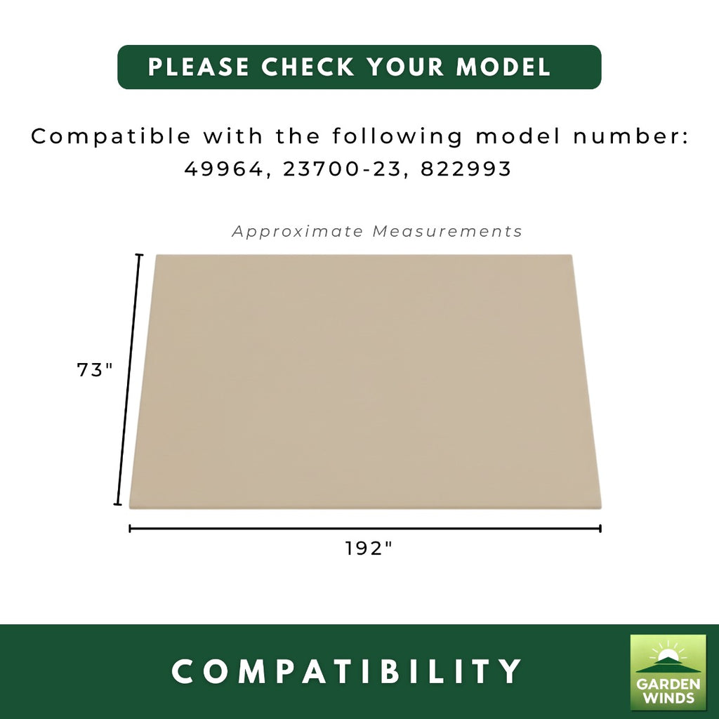 Replacement Canopy for Aldi 23700 Pergola - Beige, 350